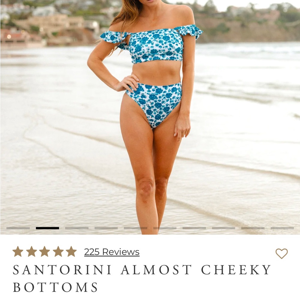 Albion Blue Floral Bikini Set